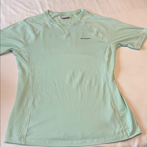 Columbia Women's Mint Green Short Sleeve Tee